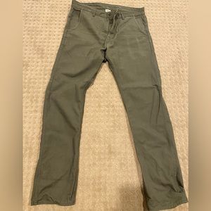 Railcar Fine Goods Flight Trousers, Men’s 36, Duck, Olive